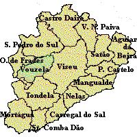 Map of Vouzela